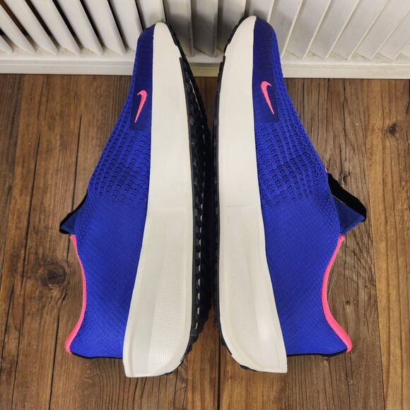 Nike Interact Run EasyOn Womens Sz 10 Blue Pink Slip On Running Shoes FV5591-500 - Picture 6 of 9